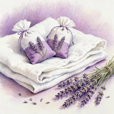 Illustration Parfum Linge Naturel